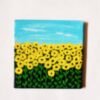 Sunflower Field Mini Magnet