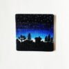 Night sky fridge magnets