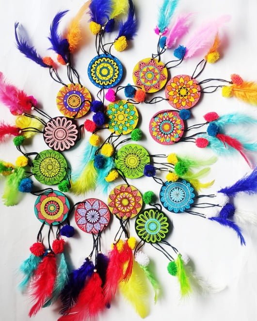 Personalised Mandala Dreamcatchers