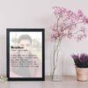 Personalised Brother Defiition Frame