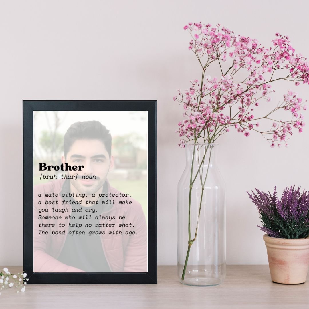 Personalised Brother Defiition Frame