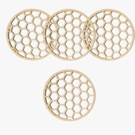 HoneyComb Coasters – Set of 4