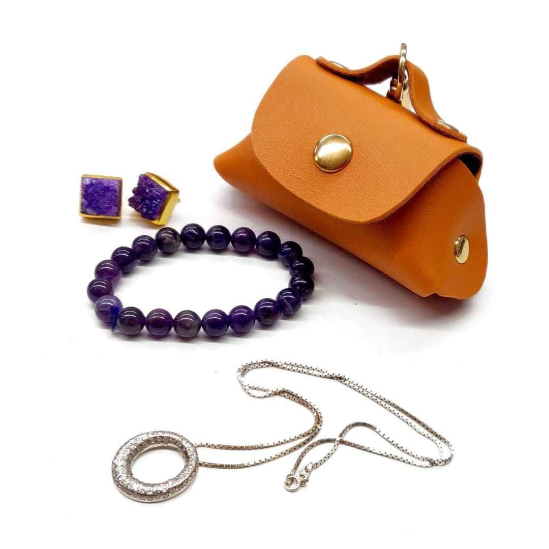 Vegan leather mini purse