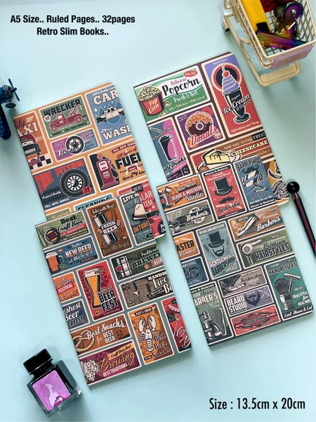 Note books - Vintage Style