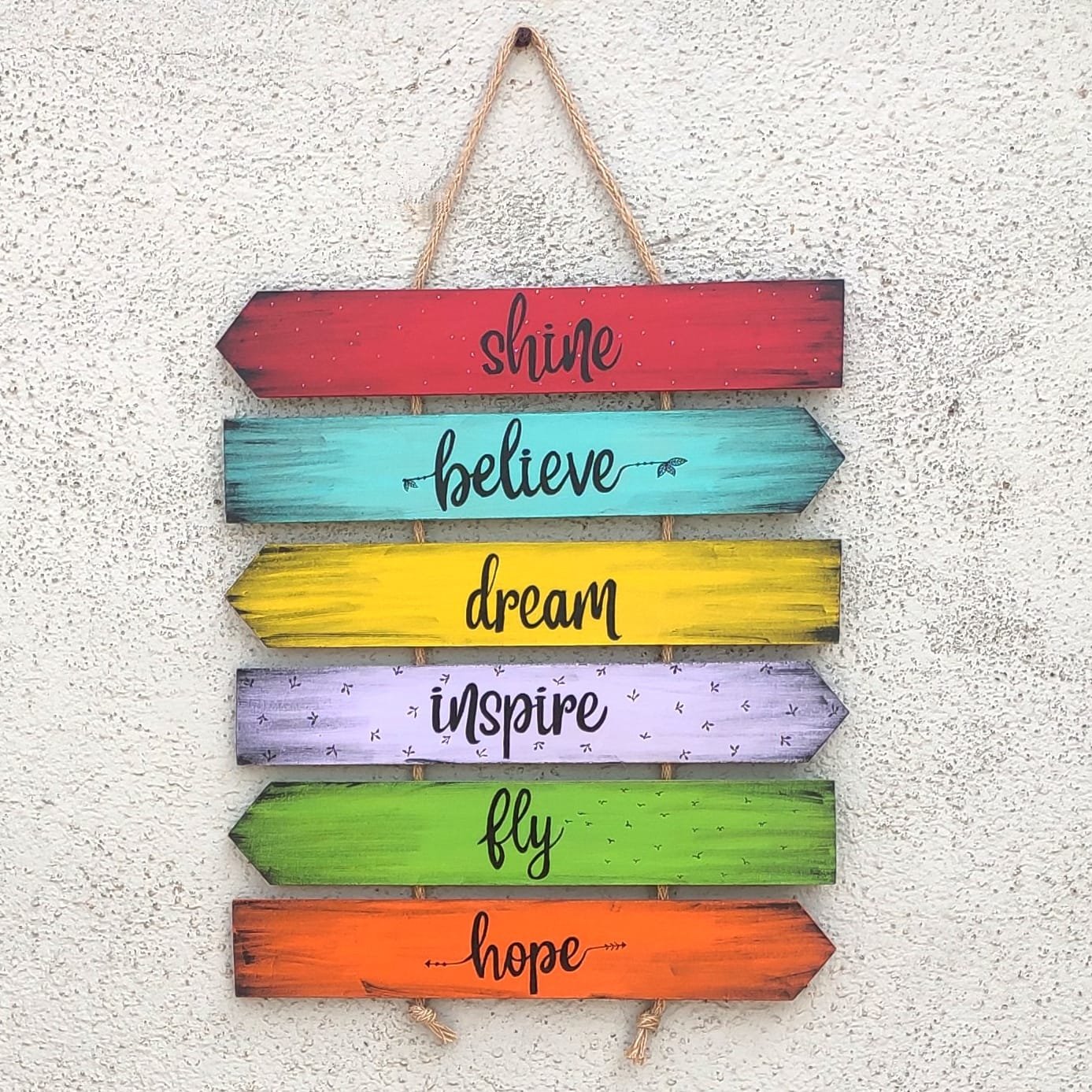 Good Vibes wall hanging