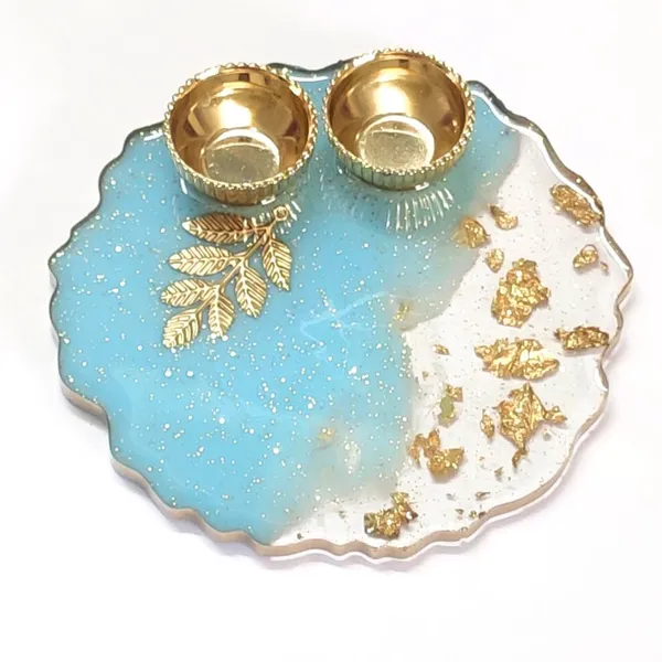 Resin art - Aarti thali