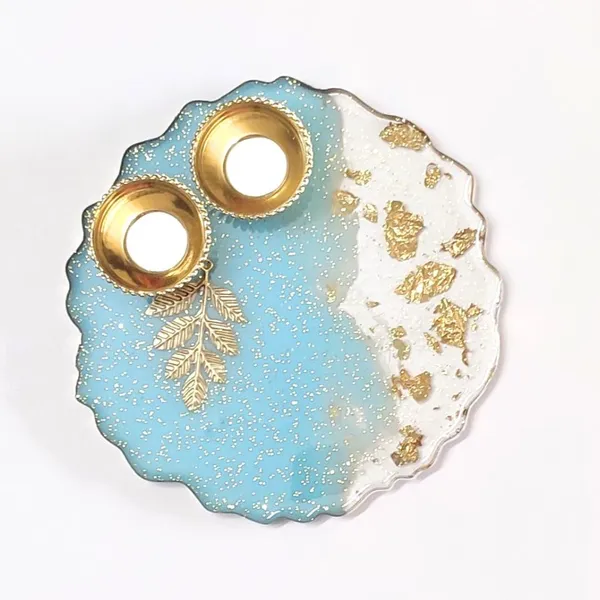 Resin art - Pooja Thali