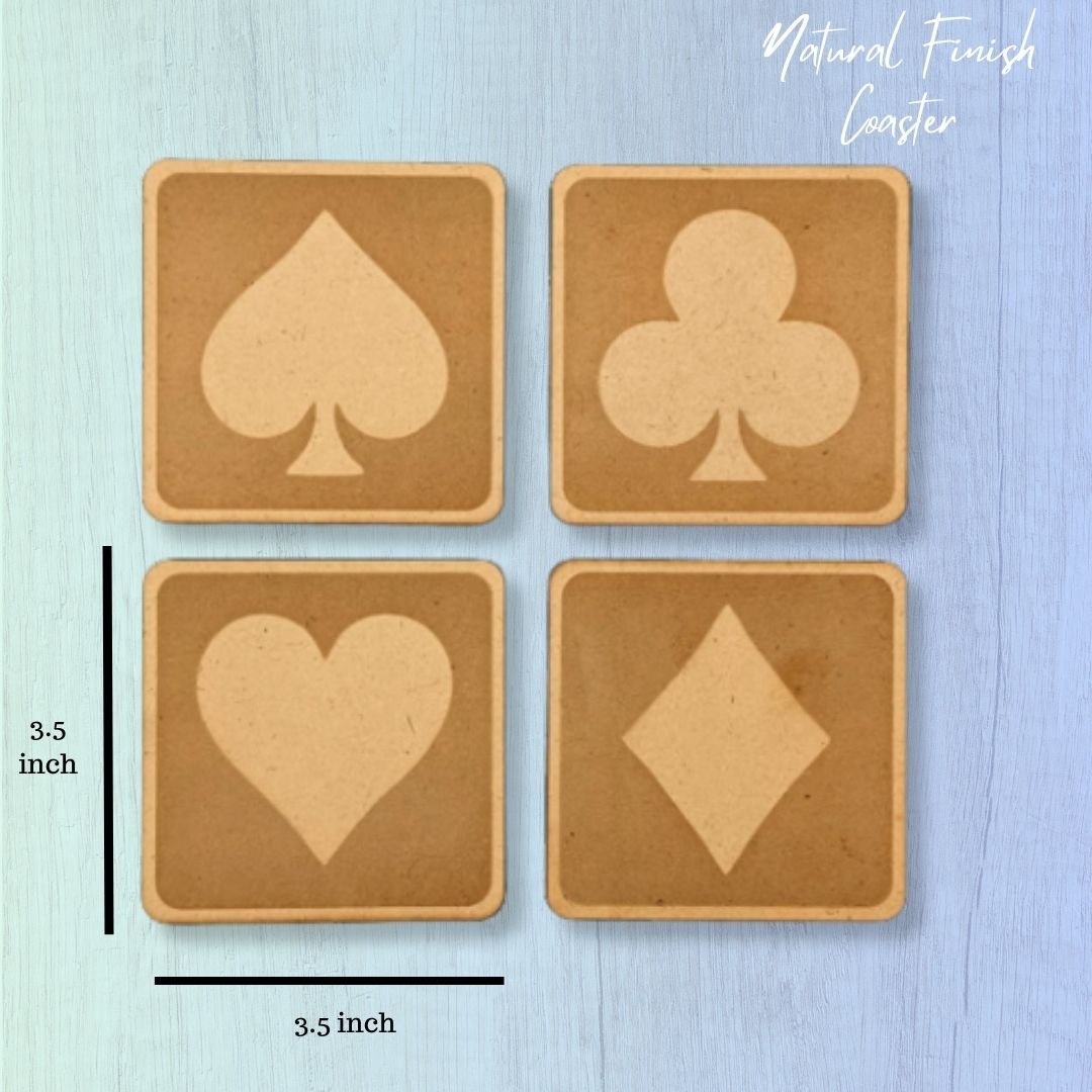 Poker edition coasters