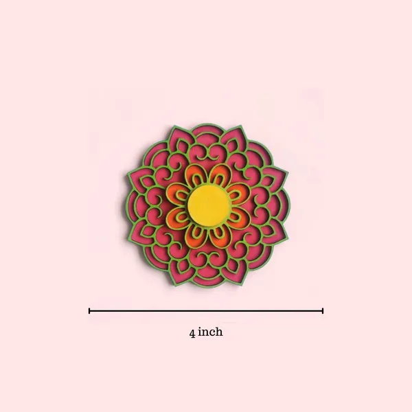 Laser cut mdf rangoli design