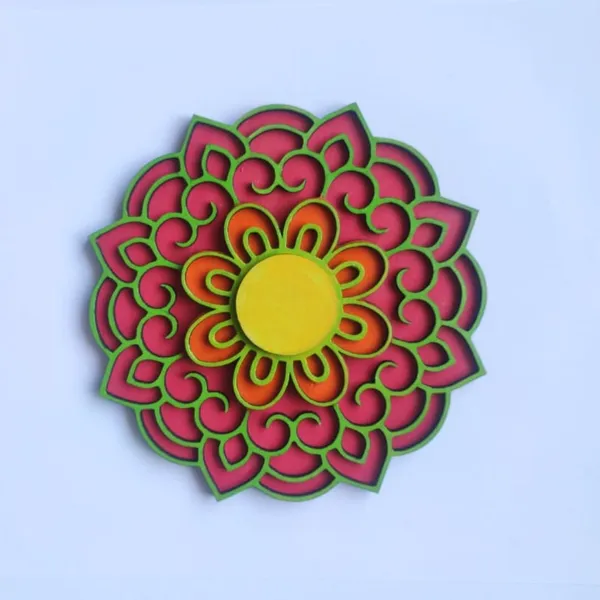 3D Rangoli / Diya holder