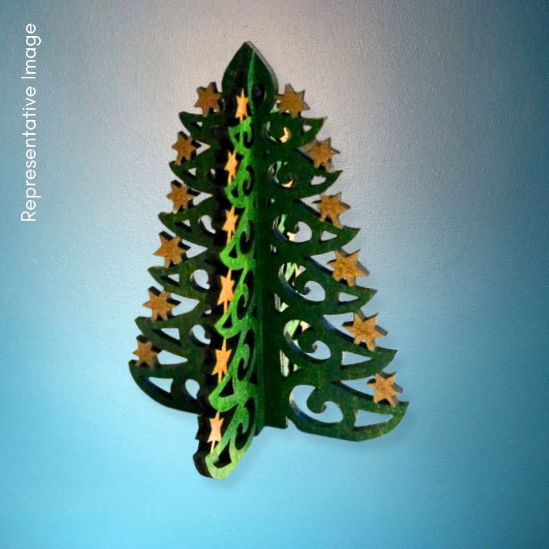 3D Christmas Tree Cutouts