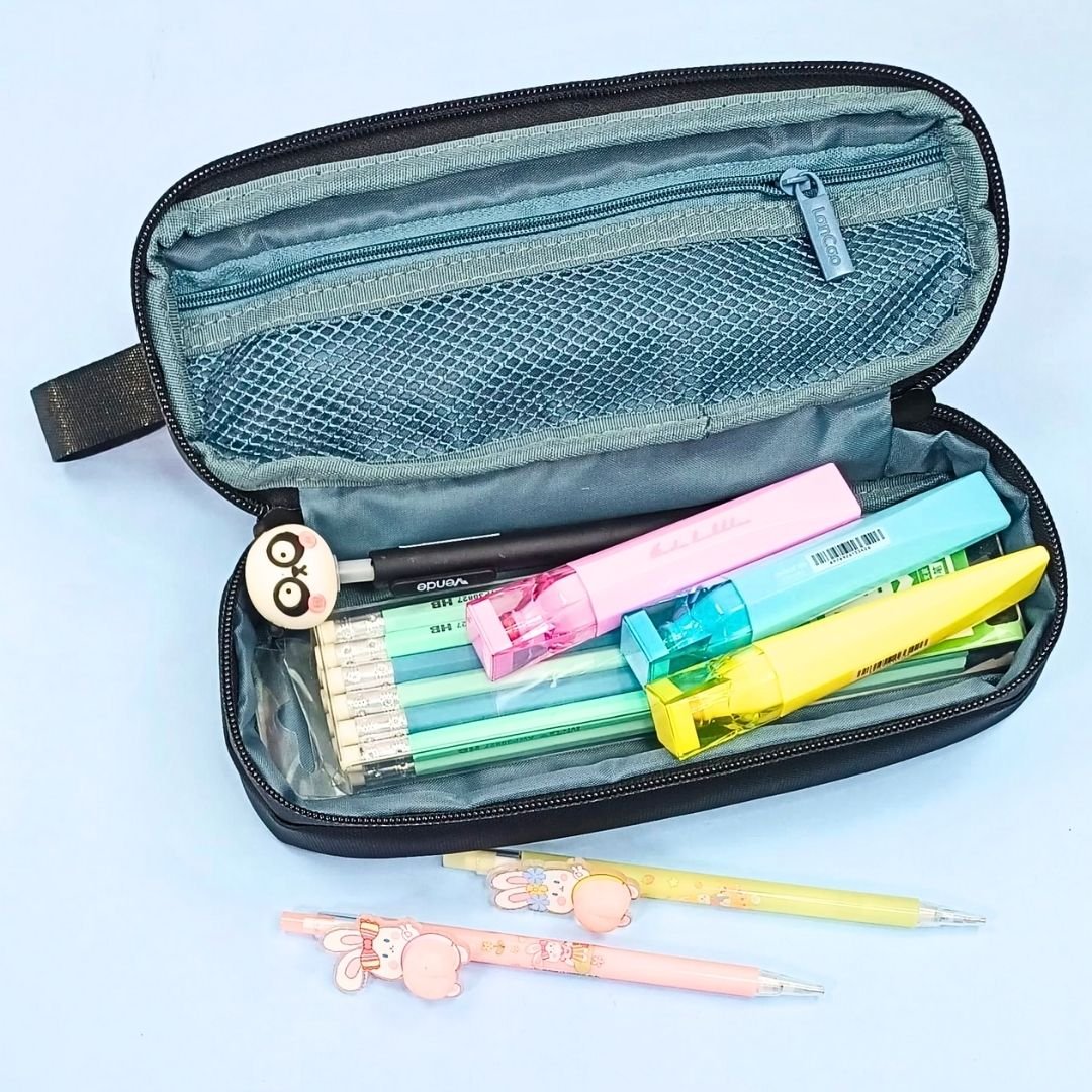 Double Decker Pencil Pouch – Hard Study Edition | Campus Boy - Image 2