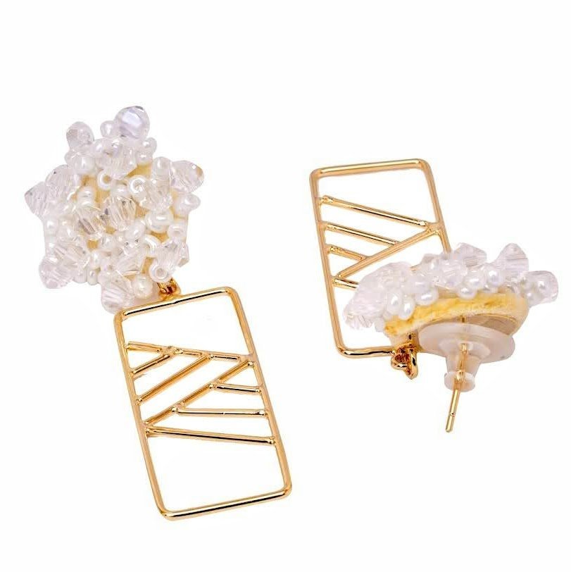 Aurora Bead Drop Earrings - Image 2