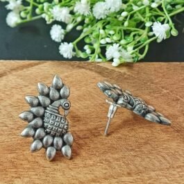 Sarang – Peacock Stud Earrings